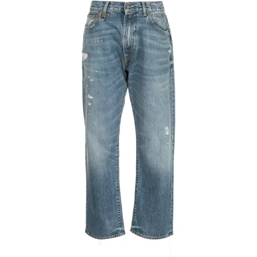 Cotton Boyfriend Jeans , female, Sizes: W25 - R13 - Modalova