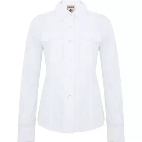 Shirt Stylish Fashionable Elegant , female, Sizes: S, XS - Semicouture - Modalova