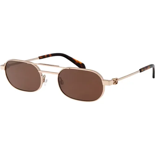 Stylische Sonnenbrille für sonnige Tage - Off White - Modalova