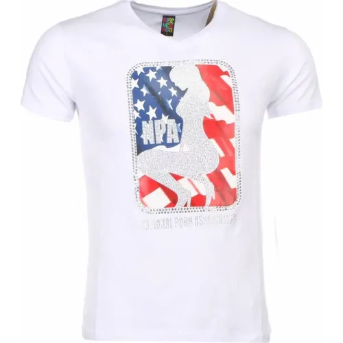 Cooler Druck auf Kleidung NPA - Herren T-Shirt - 1414W , Herren, Größe: L - Local Fanatic - Modalova