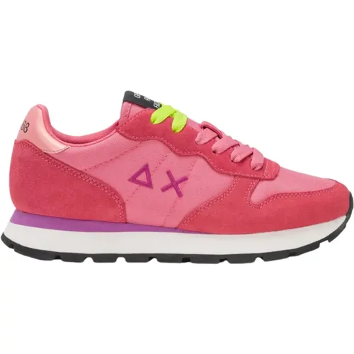 Fuchsia Laufschuh Sneaker Ally , Damen, Größe: 37 EU - Sun68 - Modalova