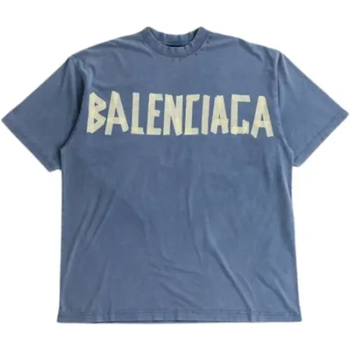 Vintage Tape Type T-Shirt - Balenciaga - Modalova