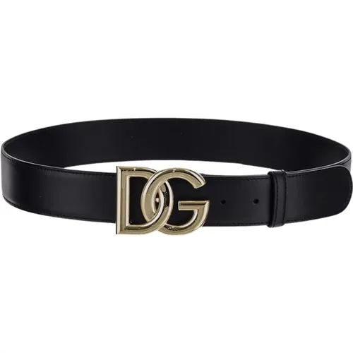 Leather Belt , female, Sizes: 85 CM, 95 CM, 90 CM - Dolce & Gabbana - Modalova