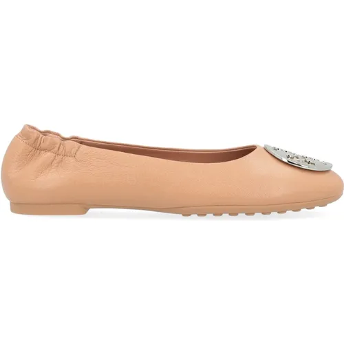 Leather Claire Ballerina , female, Sizes: 3 1/2 UK - TORY BURCH - Modalova