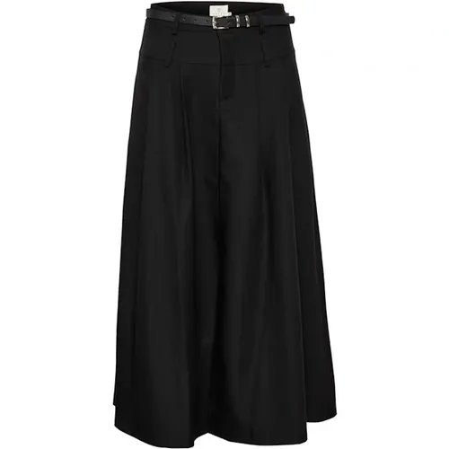 Kalissi Skirt with Pockets , female, Sizes: XS - Kaffe - Modalova