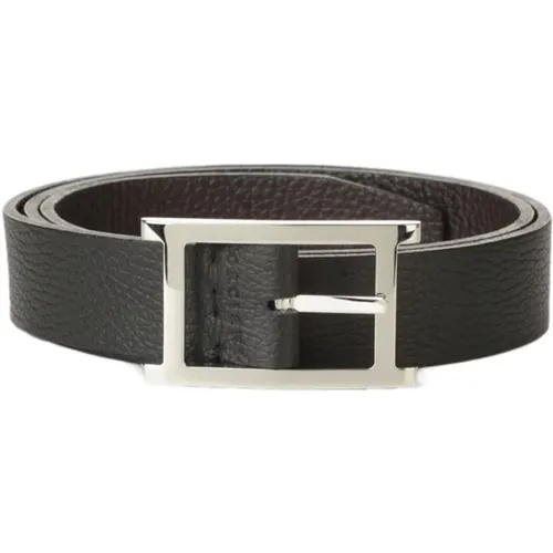 Reversible Leather Belt for Men , male, Sizes: 110 CM - Orciani - Modalova