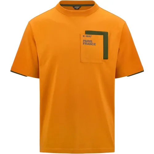 T-Shirt , male, Sizes: XL - K-way - Modalova