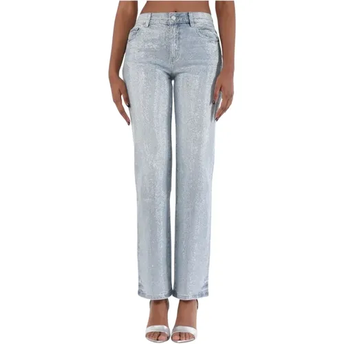 Straight Jeans , female, Sizes: W26, W30, W28 - Purple Brand - Modalova