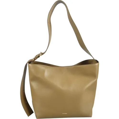 Womens Bags Shopper Honey Blonde Ss24 , female, Sizes: ONE SIZE - Jil Sander - Modalova