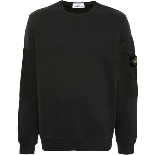 Grey Sweaters for Men , male, Sizes: S - Stone Island - Modalova