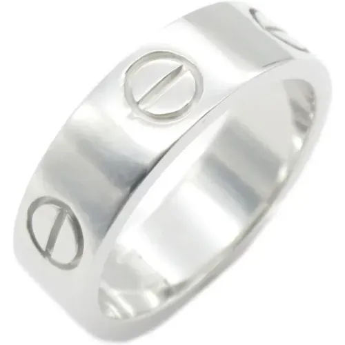 Pre-owned White Gold rings , female, Sizes: ONE SIZE - Cartier Vintage - Modalova