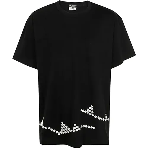 Schwarzes Herren T-Shirt , Herren, Größe: XL - Comme des Garçons - Modalova