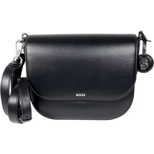 Elegante Liriel Flap Crossbody Tasche Schwarz - Hugo Boss - Modalova