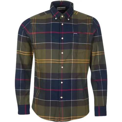 Tartan Edderton Maßgeschneidertes Hemd , Herren, Größe: XL - Barbour - Modalova