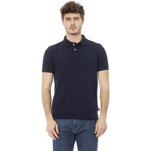 Trendiges Polo-Shirt mit Frontstickerei , Herren, Größe: 3XL - Baldinini - Modalova