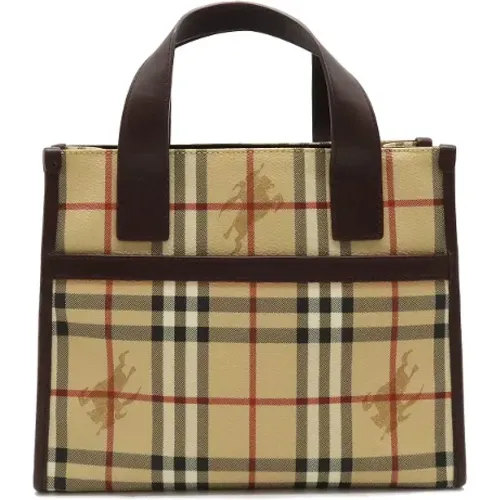 Pre-owned Canvas handbags , female, Sizes: ONE SIZE - Burberry Vintage - Modalova