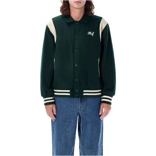 Hunter Varsity Jacket Aw24 , Herren, Größe: S - HUF - Modalova