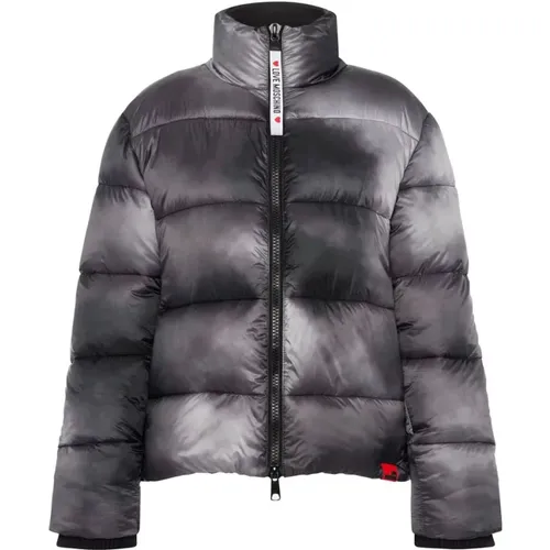 Stylish Down Jacket with High Collar , female, Sizes: XS - Love Moschino - Modalova