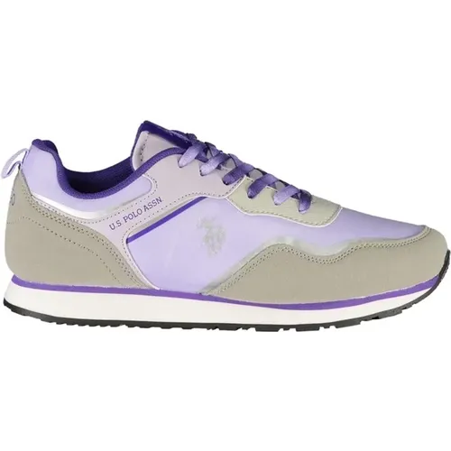 Sports Sneaker with Contrast Details , female, Sizes: 2 UK, 4 UK, 3 UK - U.s. Polo Assn. - Modalova