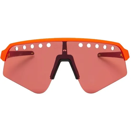 Sonnenbrille aus fluoreszierendem Harz mit verspiegelten Gläsern - Oakley - Modalova