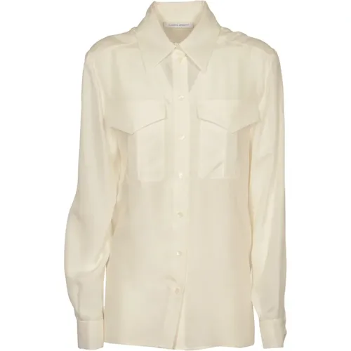 Weiße Hemden , Damen, Größe: S - alberta ferretti - Modalova