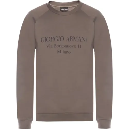 Sweatshirt mit Logo Giorgio Armani - Giorgio Armani - Modalova