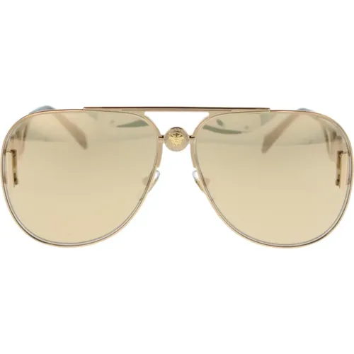 Stilvolle Sonnenbrille mit Gläsern - Versace - Modalova