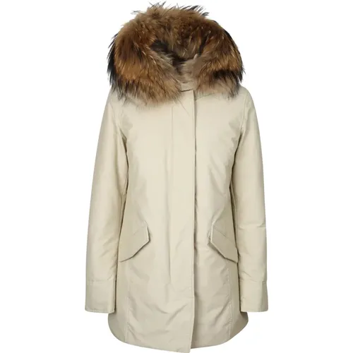 Arctic Parka with Removable Fur , female, Sizes: L, XS, S, M - Woolrich - Modalova