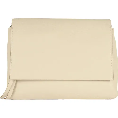 Three Leather Dollar Grain Shoulder Bag , female, Sizes: ONE SIZE - Gianni Chiarini - Modalova