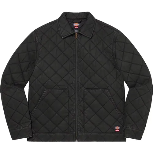 Quilted Work Jacket , male, Sizes: S - Supreme - Modalova