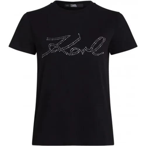 T-Shirt Signature Karl Lagerfeld - Karl Lagerfeld - Modalova