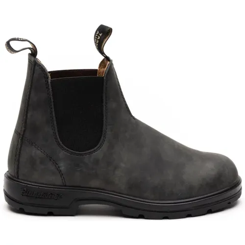 Schwarze Leder Stiefeletten - Blundstone - Modalova