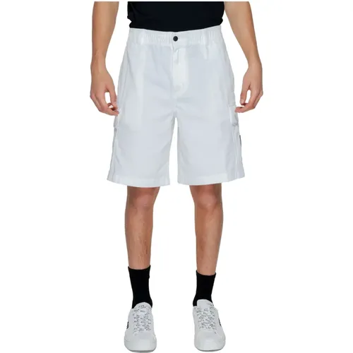 Herren Bermuda Shorts Frühling/Sommer Kollektion , Herren, Größe: L - Calvin Klein Jeans - Modalova