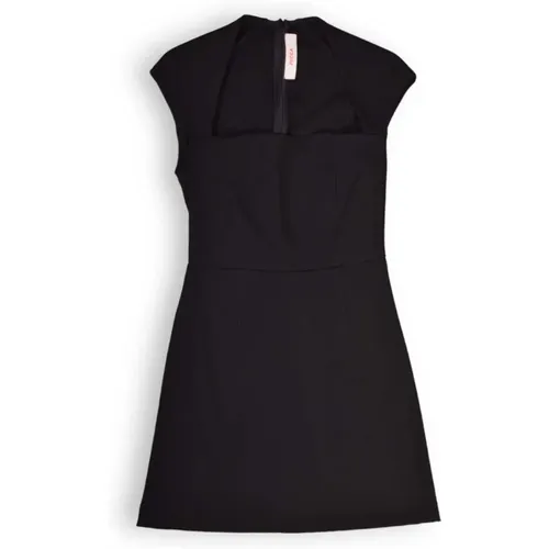 Ärmelloses Milano Kleid - Schwarz , Damen, Größe: XS - Jucca - Modalova