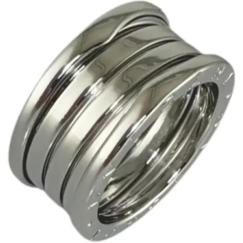 Pre-owned White Gold rings , female, Sizes: ONE SIZE - Bvlgari Vintage - Modalova