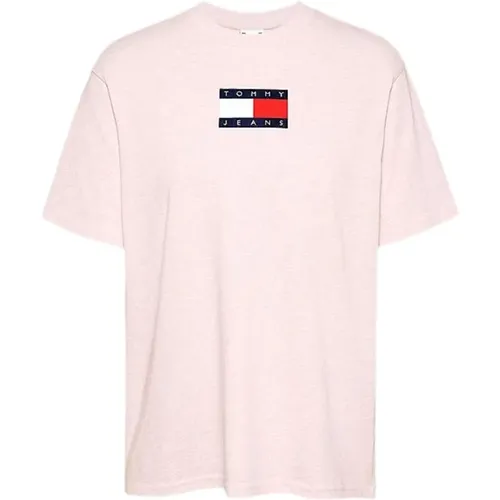 Streetwear T-shirt with Branding , female, Sizes: S - Tommy Hilfiger - Modalova