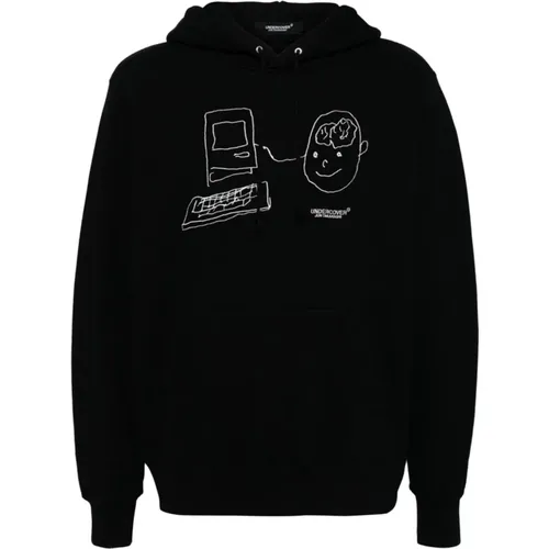 Oversize Hoodie with Front Embroidery , male, Sizes: M - Undercover - Modalova