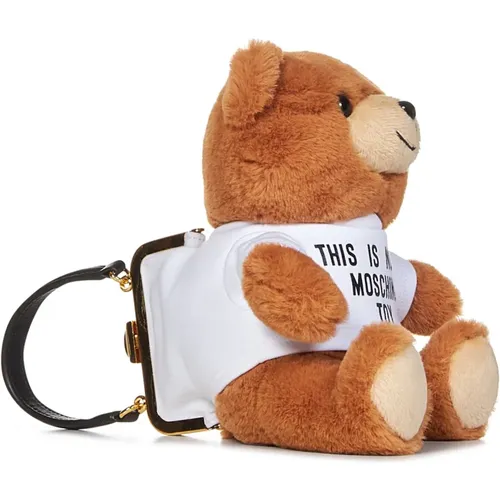 Teddy Bear Design Bag , female, Sizes: ONE SIZE - Moschino - Modalova