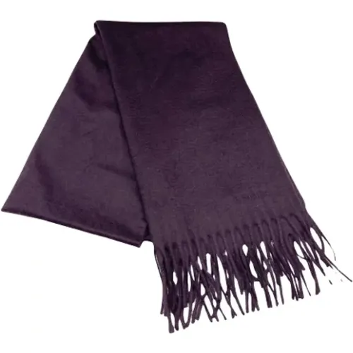 Pre-owned Wool scarves , female, Sizes: ONE SIZE - Hermès Vintage - Modalova