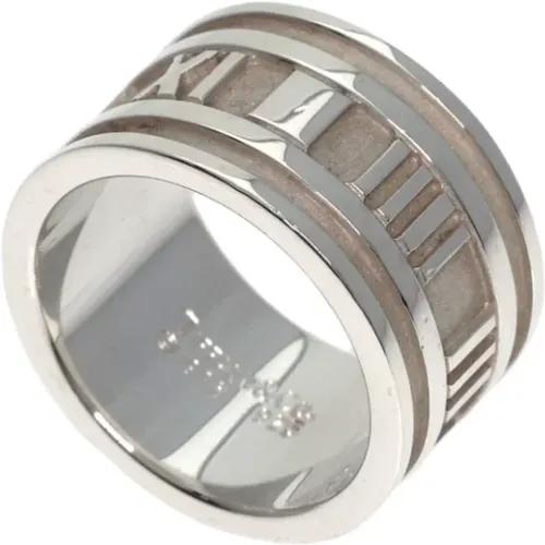 Pre-owned Silver rings , female, Sizes: ONE SIZE - Tiffany & Co. Pre-owned - Modalova