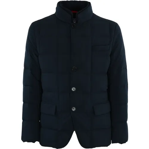 Quilted Wool Flannel Coat , male, Sizes: 2XL, L, XL - Fay - Modalova