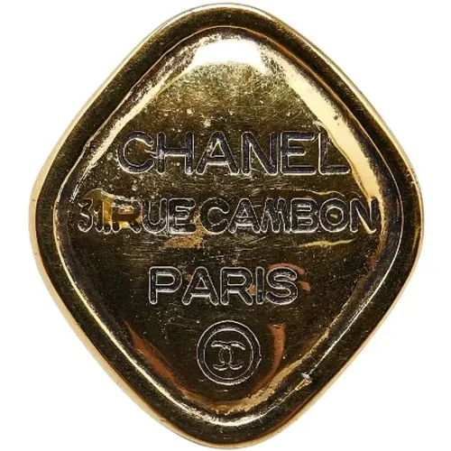 Pre-owned Metal brooches , female, Sizes: ONE SIZE - Chanel Vintage - Modalova