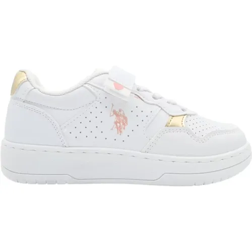 Weiße leichte Sneakers - Denny Stil - U.S. Polo Assn. - Modalova