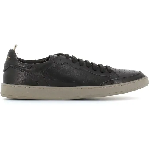 Leather Sneakers with Natural Latex Sole , male, Sizes: 8 UK - Officine Creative - Modalova