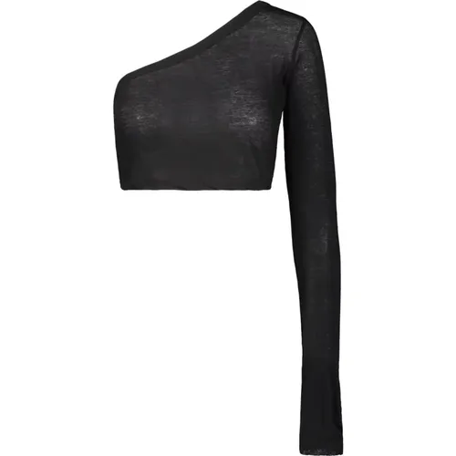 Ziggy One Shoulder Top , Damen, Größe: 2XS - Rick Owens - Modalova