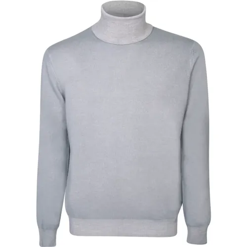 Men's Clothing Knitwear Grey Aw23 , male, Sizes: L - Dell'oglio - Modalova