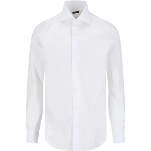 Klassisches Weißes Hemd , Herren, Größe: 2XL - Barba Napoli - Modalova