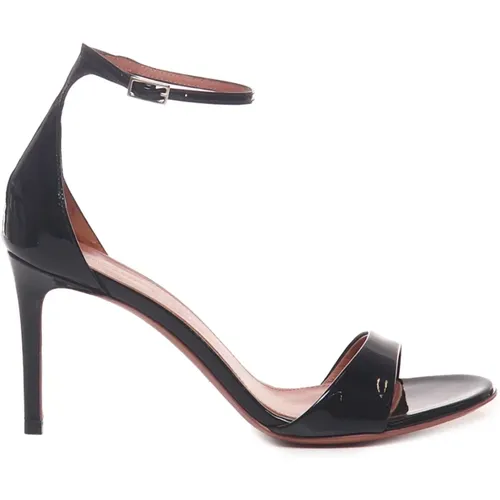 Patent Leather Strap Sandals , female, Sizes: 3 UK, 5 1/2 UK, 4 UK, 6 UK, 7 UK - Giuliano Galiano - Modalova