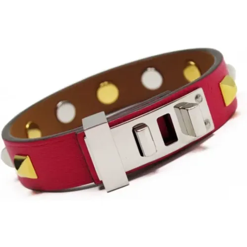 Pre-owned Leather bracelets , female, Sizes: ONE SIZE - Hermès Vintage - Modalova