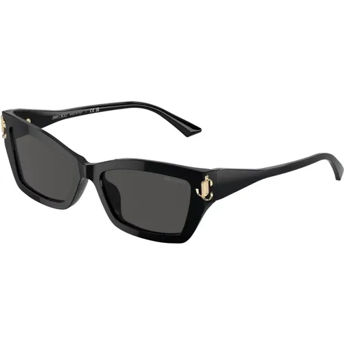 Stilvolle Sonnenbrille in Schwarz - Jimmy Choo - Modalova